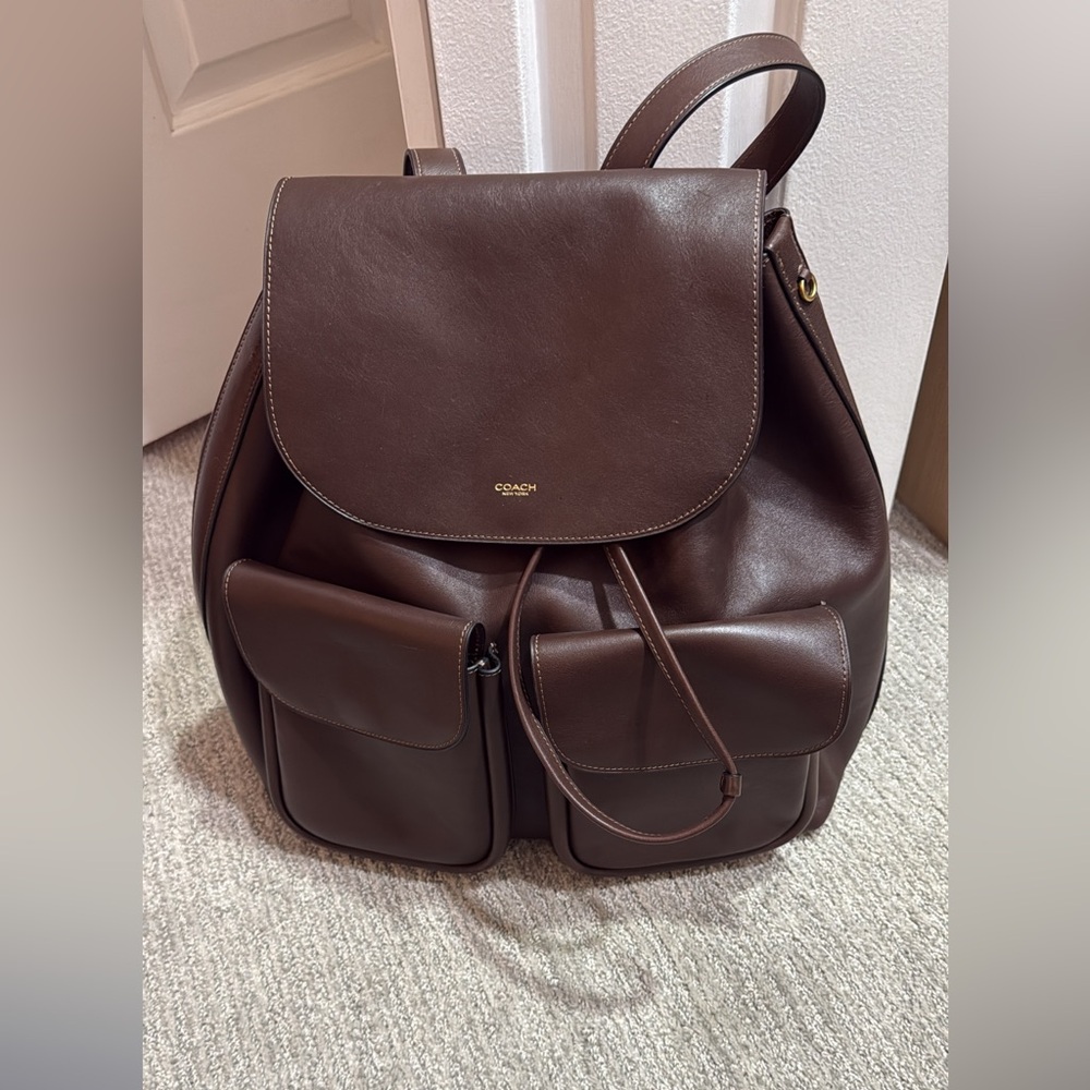 Coach Crosby Leather Backpack